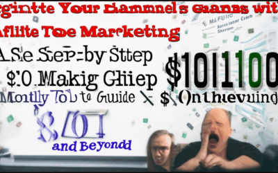 Ignite Your YouTube Channel’s Earnings with Affiliate Marketing: A Step-by-Step Guide to Making $10,000 Monthly and Beyond