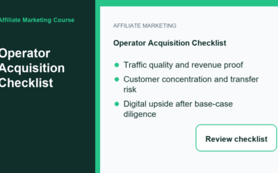 How Online Operators Should Think About Buying an Existing Business