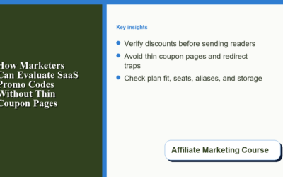 How Marketers Can Evaluate SaaS Promo Codes Without Thin Coupon Pages