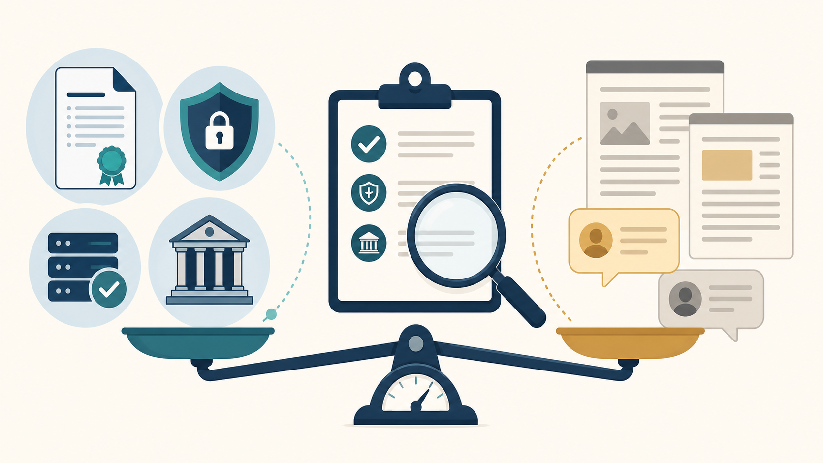 Official evidence weighed against third-party commentary during an app review
